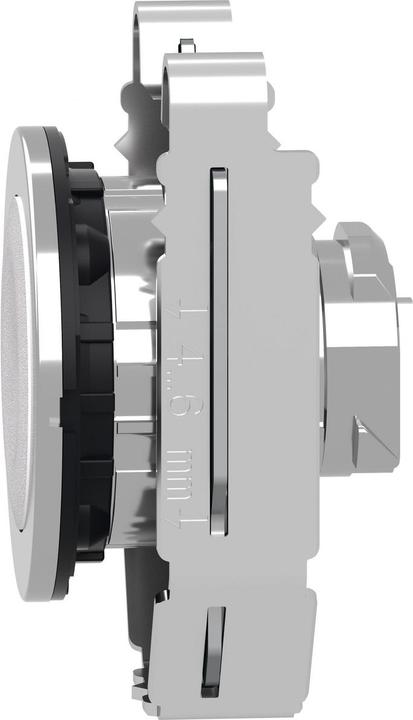 Actual product image Schneider Electric Pushbutton, metal, front, 30mm, ZB4FACUST01