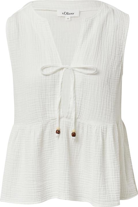 Produktbild s.Oliver Bluse Ärmellose Bluse im Relaxed Fit mit Bindedetail (32)