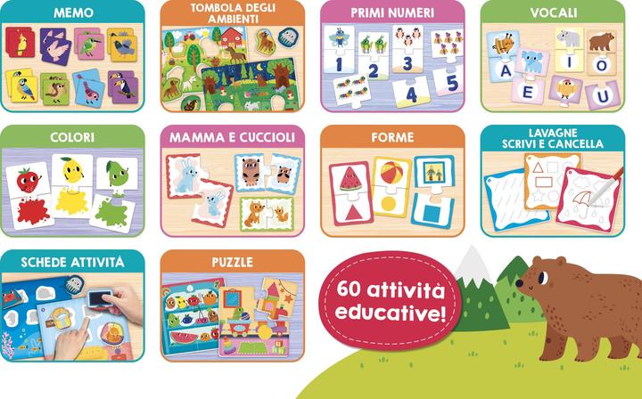 Actual product image Lisciani Carotina Baby 60 Educational Game