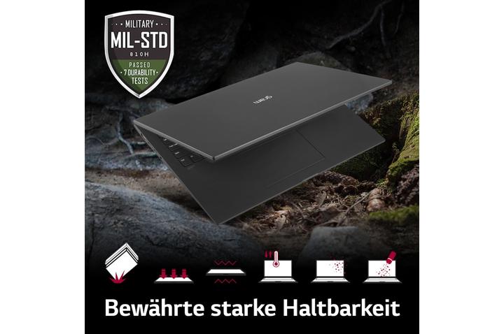 Produktbild LG gram 16 (16", Intel Core i7-1360P, 32 GB, 2000 GB, DE)