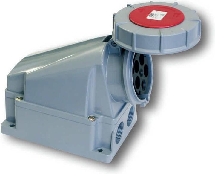 Actual product image PCE CEE wall socket 63 A 5-pole
