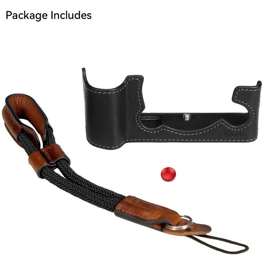 Thumbnail - SmallRig Halb Case / Handschlaufe Kit, Video Zubehör, Braun