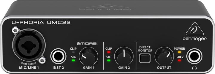 Produktbild Behringer U-Phoria UMC22 (USB)