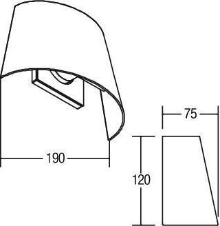 Produktbild Brumberg LED-Wandleuchte (550 lm)