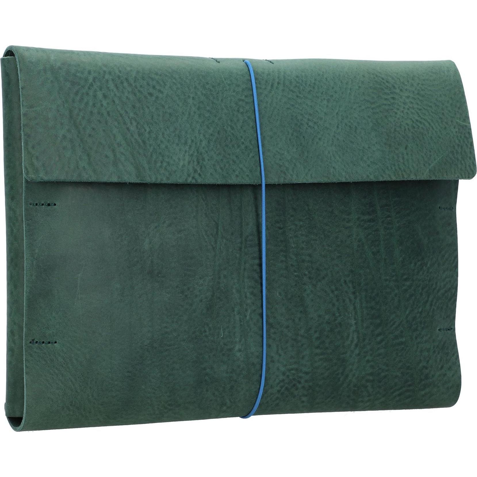 Thumbnail - Harolds Keeper Laptophülle Leder 32 cm (14.17"), Notebooktasche, Grün