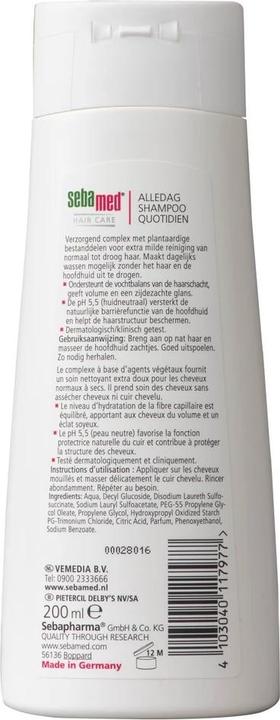 Produktbild Sebamed Shampoo für jeden Tag - 200ml (Flüssiges Shampoo, 200 ml)
