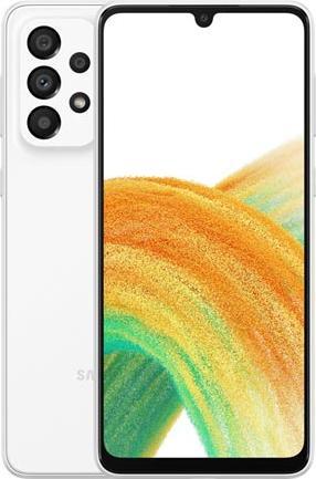 Actual product image Samsung Galaxy A33 5G (128 GB, Awesome White, 6.40", Dual SIM, 5G)