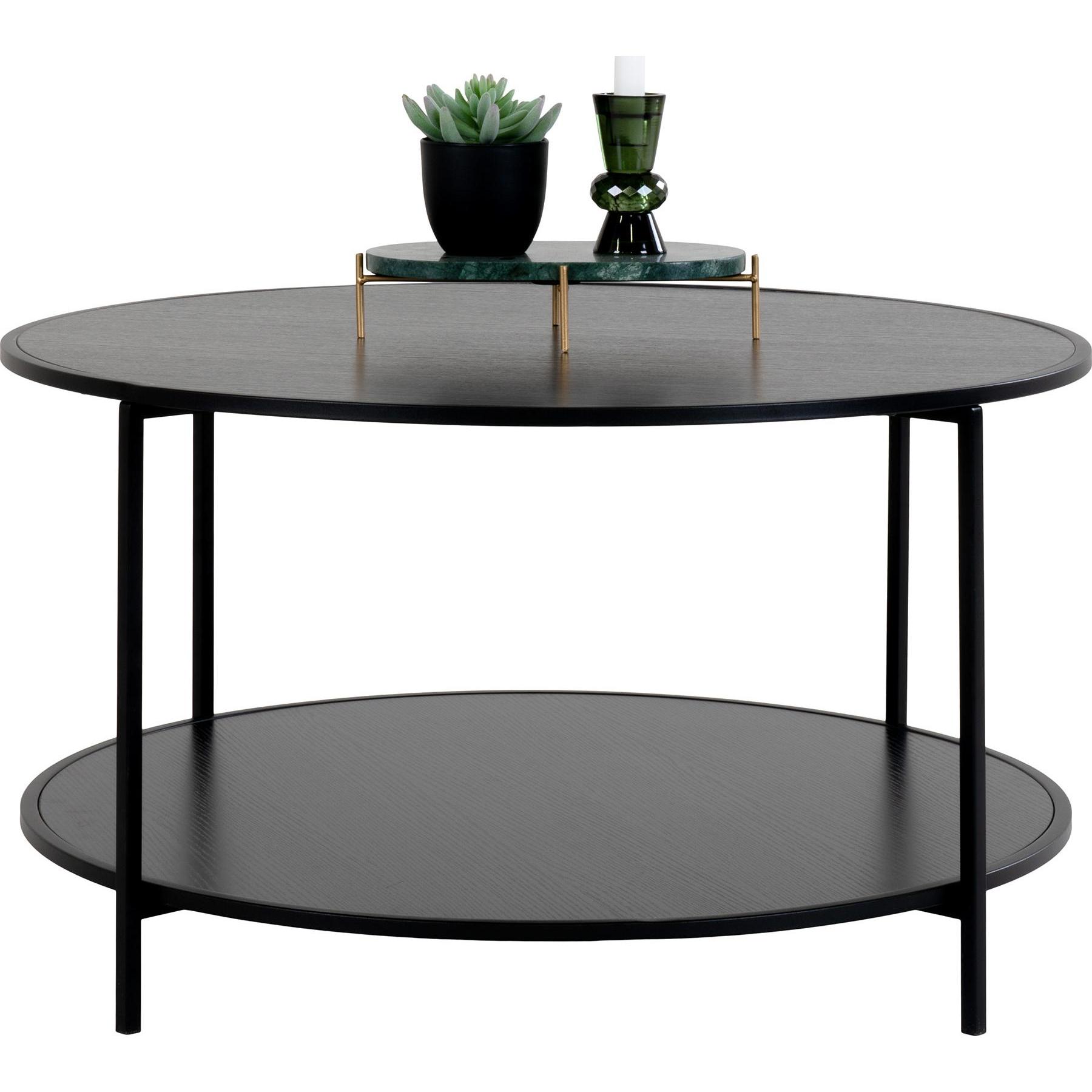 House Nordic, Couchtisch + Beistelltisch, Vita (80 x 80 x 45 cm)