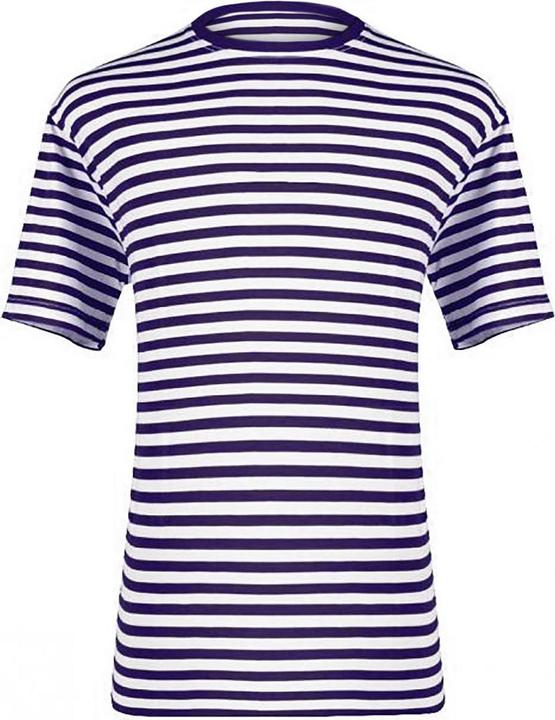 Produktbild Thetru Herren Ringelshirt kurzarm blau-weiss – alltagstauglich (XS)