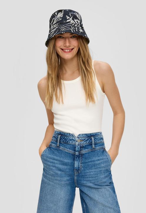 Produktbild s.Oliver Hut Bucket Hat mit All-over-Print (One Size)