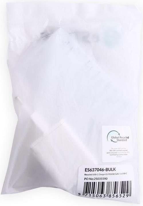 Produktbild eSTUFF INFINITE (GRS) USB-C Charger (45 W, 1 Port)