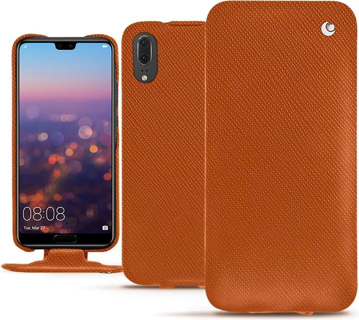 Productafbeelding Noreve Lederen omslag verticaal (Huawei P20)