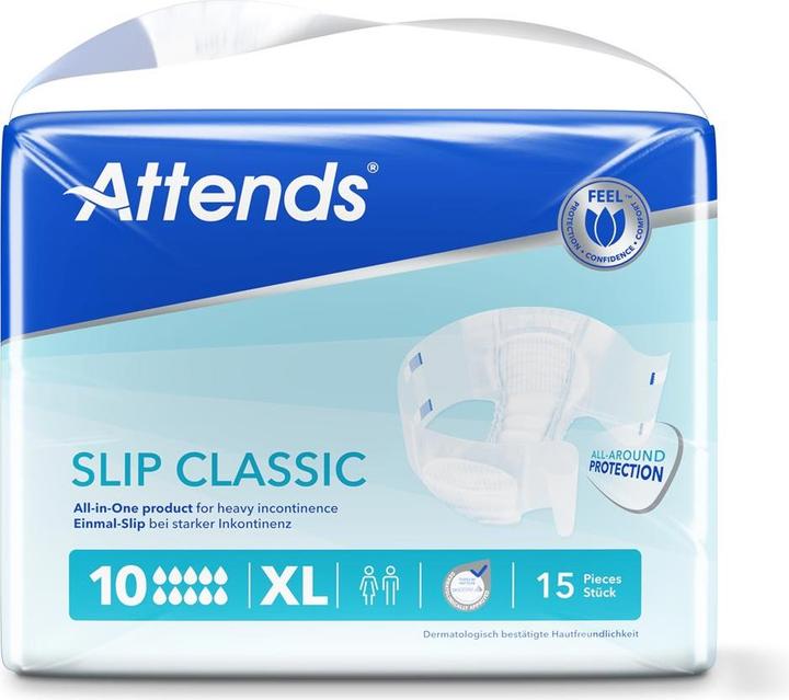 Actual product image Attends Slip 10 Classic (15 x, Large plus)