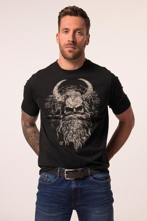 Image du produit JP1880 Lot de 2 t-shirts JP 1880 à manches courtes, col rond et imprimé poitrine - jusqu'au 8 XL (XXL)