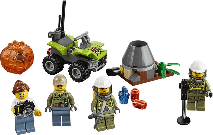 Produktbild LEGO City Vulkan Starter-Set (60120, LEGO City)