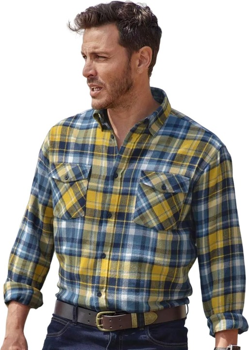 Produktbild Atlas For Men Kariertes Flanellhemd (3XL)