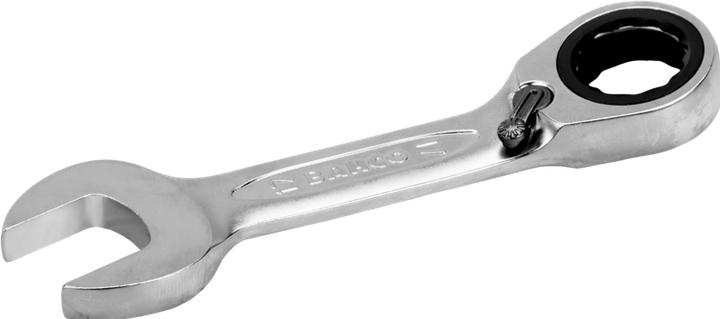 Produktbild Bahco 17 mm Knarren-Ring-Maulschlüssel mit Chrom-Finish, kurz, 127 mm (17 mm)