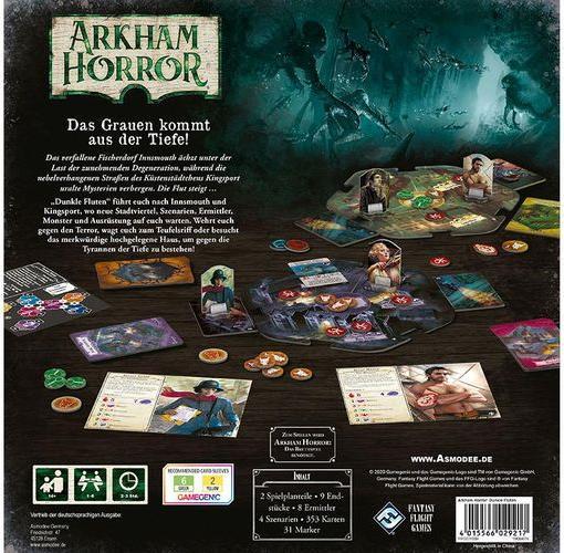 Produktbild FFG Kennerspiel Arkham Horror: 3. Edition Dunkle Fluten (Deutsch)