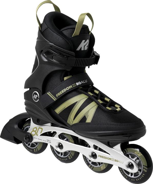 Produktbild K2 Freedom III 80 Alu Man Inlineskate (44.0 (US=10.5), design) (45.5)