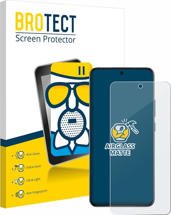 Produktbild BROTECT Schutzglas Schutzfolie Glas Folie Displayschutz matt (1 Stück, Realme 12 Pro+)