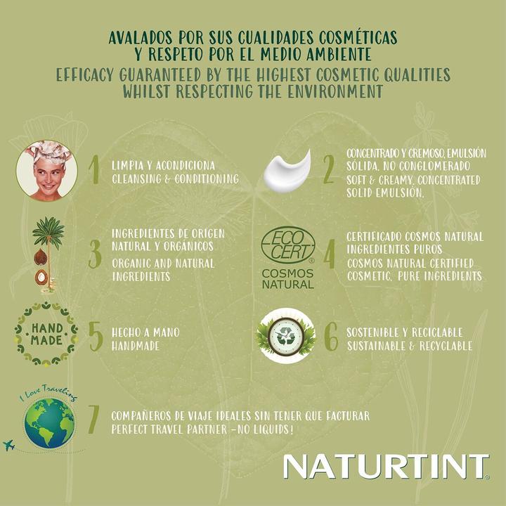 Actual product image Naturtint Solid Shampoo and Conditioner Frequent Use (Solid shampoo, 75 g)