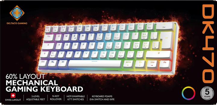 Image du produit Deltaco Gaming Mechanical Keyboard (CH, Filaire)
