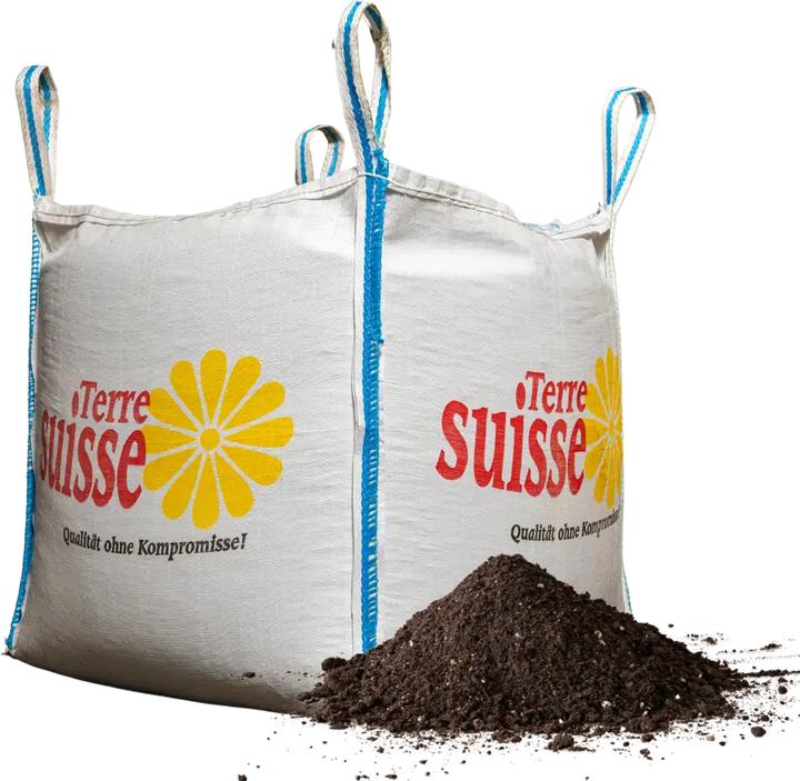 Terre Suisse Rasenerde Big Bag 1.2 m³ (1200 l, Erde ohne Torf)