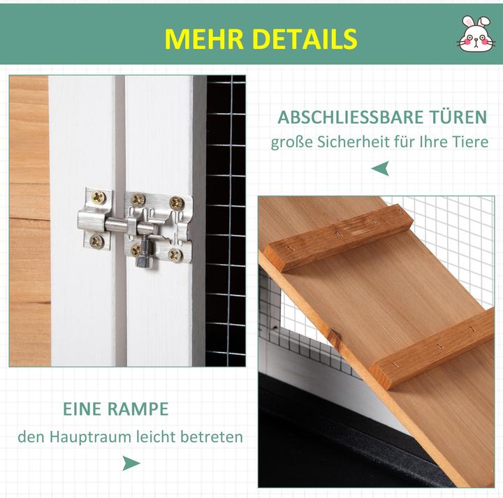 Actual product image PawHut Kaninchenstall