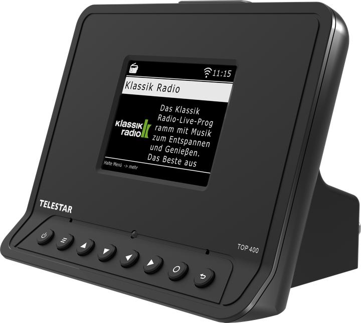 Telestar TOP 400 DAB+ Internetradio-Adapter schwarz (DAB+, Bluetooth, Wi-Fi)