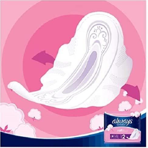 Image du produit Always 5er Pack Damenbinden - Sensitive Long - 20 Stück (20x)