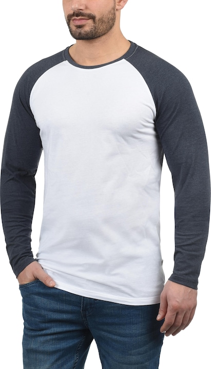 Immagine prodotto Solid Bastien Maglia Maglie A Maniche Lunghe Da Uomo Con Girocollo (3XL)