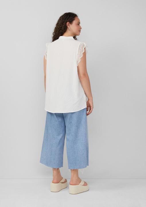 Actual product image S.Oliver Bluse Blusentop mit Spitzendetail (50)