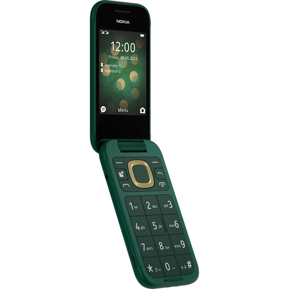 Nokia 2660 Flip (1.77", 0.30 Mpx, 4G), Tastenhandy, Grün