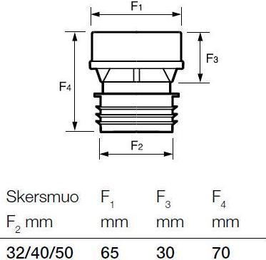 Image du produit Wavin VACUUM VALVE 32-50 MM