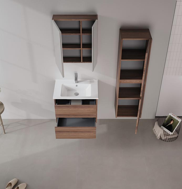 Produktbild Homitis Side 65 v2 Bathroom Cabinet With Sink & Mirror Set (2 Pieces)