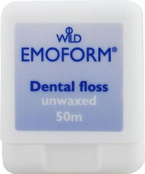 Actual product image Emoform Tooth thread unwaxed (50 m)