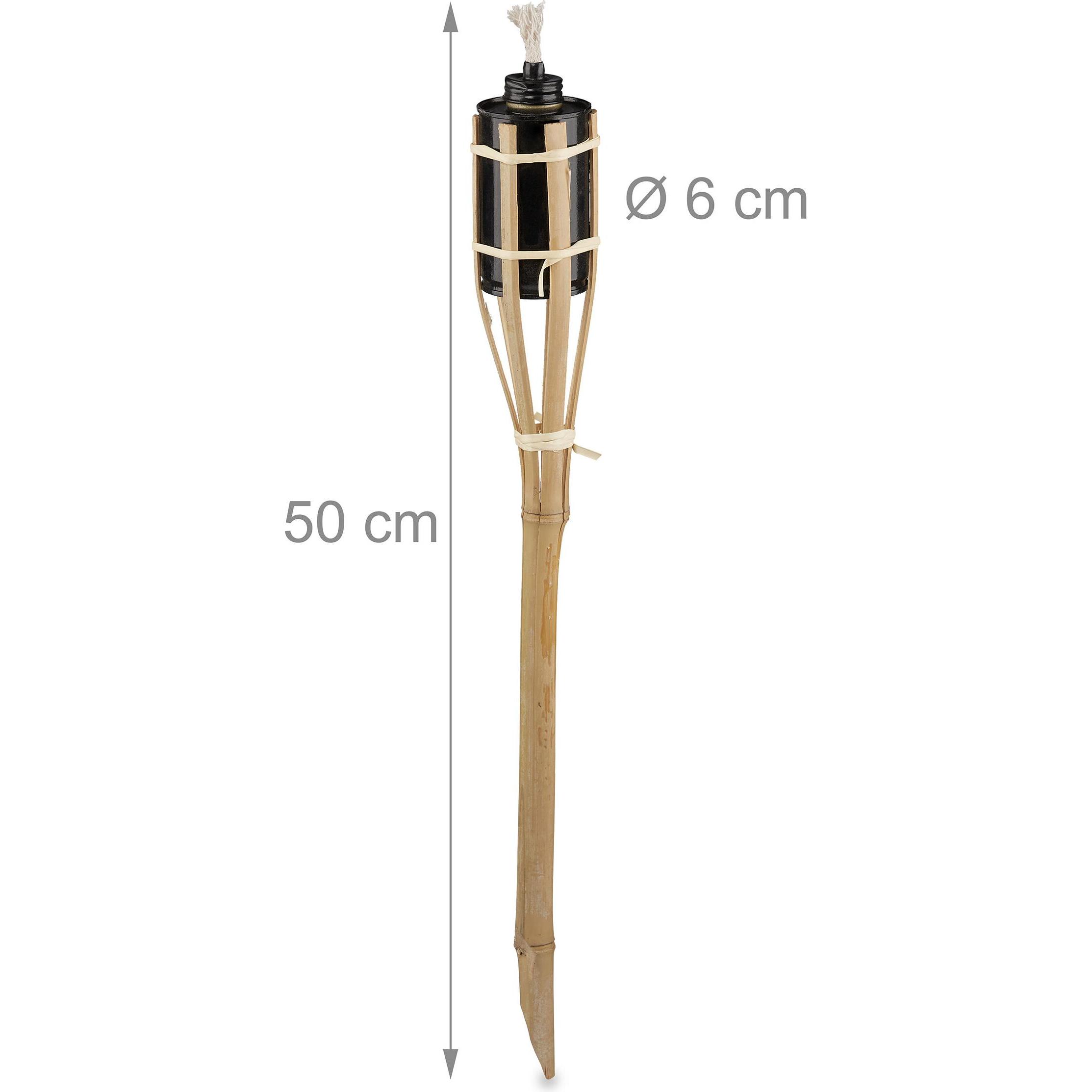 Thumbnail - Relaxdays, Fackel, 8x Gartenfackel