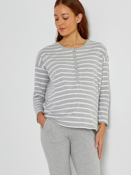 Produktbild La Redoute Collections Pyjama für Schwangerschaft und Stillzeit (50)