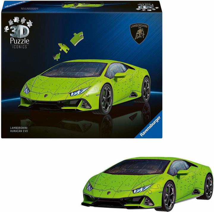 Produktbild Ravensburger 3D Iconics: Lamborghini Huracán EVO (108 Teile)