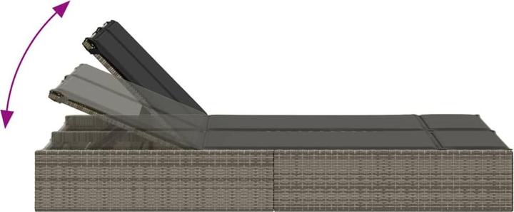 Produktbild vidaXL Doppel-Sonnenliege (200 cm)
