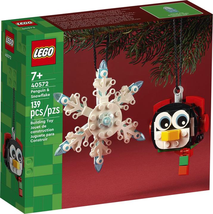 Actual product image LEGO Penguin with snowflake (40572, LEGO DC)