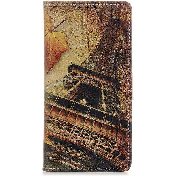 MU Style Leder Bookcover Image Series (OnePlus 7T), Smartphone Hülle, Mehrfarbig