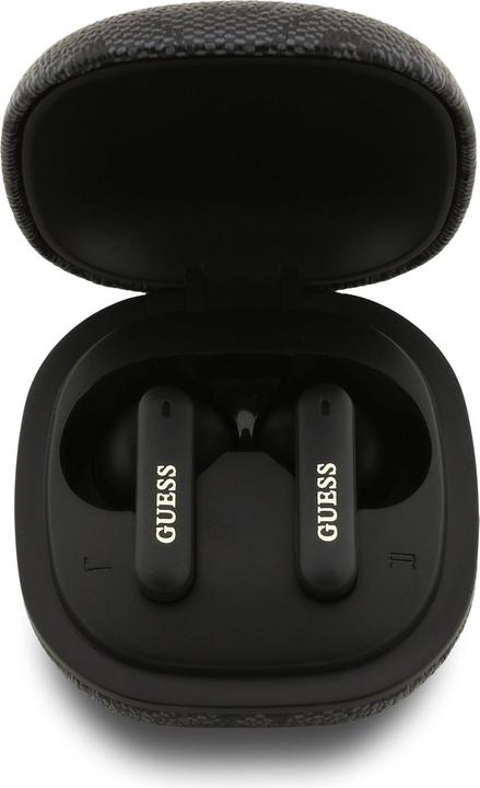Productafbeelding Guess Bluetooth Kopfhörer PU 4G Script Logo ENC TWS mit Sprachassistent und 16h Akkulaufzeit (16 h, Draadloze)