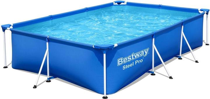 Actual product image Bestway Swimming Pool Steel Pro Rectangular (300 x 201 x 66 cm)