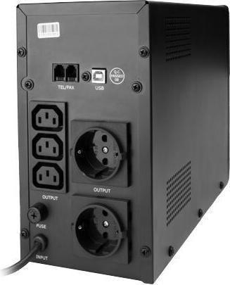 Produktbild Gembird EnerGenie EG-UPS-034 (1500 VA, 900 W, Line-Interaktiv USV)