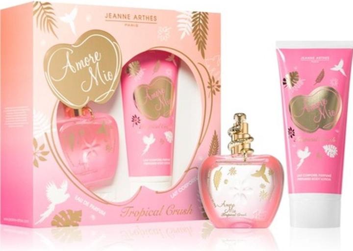 Actual product image Jeanne Arthes Amore Mio Tropical Crush - Lotus Raspberry Coconut 2-piece Gift Set