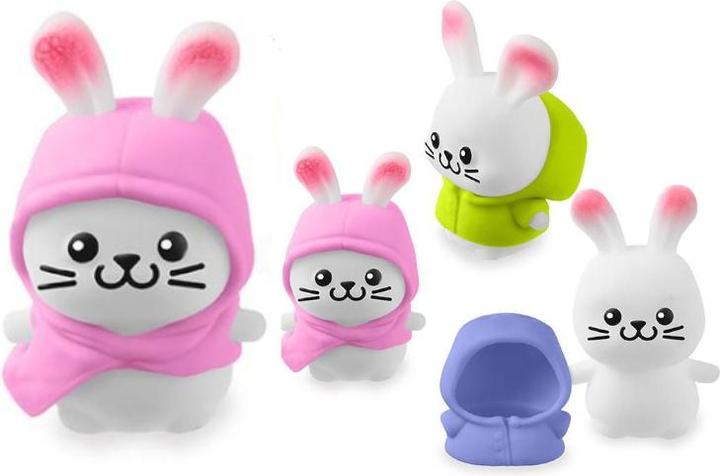 Actual product image Magni Squeeze Hase Dress-Up 2 Teile 3fach sortiert