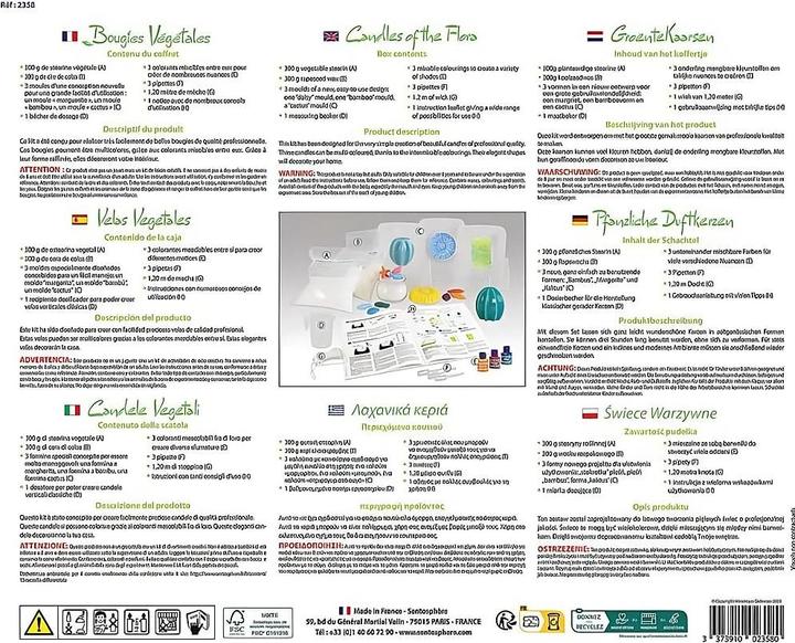 Actual product image Sentosphere Bougies Vegetales