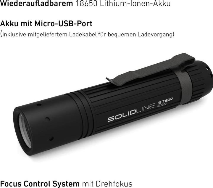 Actual product image Ledlenser Solidline ST6R (13.10 cm, 800 lm)