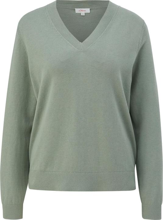 Produktbild s.Oliver Strickpullover Strickpullover aus Viskosemix (48)